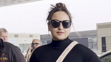Sonakshi Sinha arrives at the airport in her all black outfit