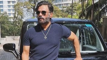 Suniel Shetty revs up eco-friendly engine with new electric car; see pic