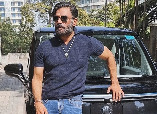 Suniel Shetty revs up eco-friendly engine with new electric car; see pic