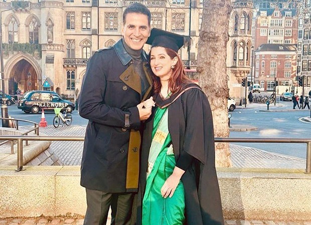 Akshay Kumar pens heartfelt note for wife Twinkle Khanna on her graduation day: "Married a superwoman"