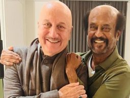 Anupam Kher bonds with Rajinikanth ahead of Ram Mandir opening in Ayodhya; see pic
