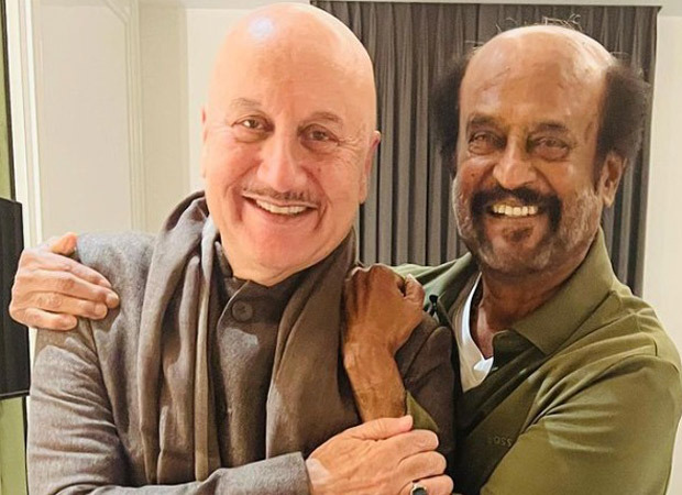 Anupam Kher bonds with Rajinikanth ahead of Ram Mandir opening in Ayodhya; see pic