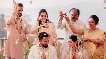 Suniel Shetty wishes first wedding anniversary to Athiya Shetty and KL Rahul