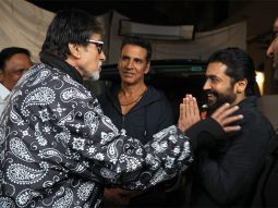 Despite hand injury, Amitabh Bachchan shoots for ISPL promotional video with Akshay Kumar and Suriya