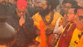 Bhushan Kumar seeks blessings from Swami Rambhadracharya, joins havan ceremony