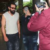Bobby Deol gets mobbed at airport but Animal actor stays calm; watch