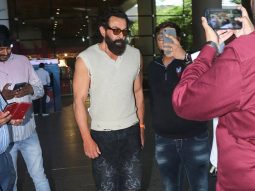 Bobby Deol gets mobbed at airport but Animal actor stays calm; watch