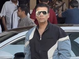 Bow down to the OG fashionista! Karan Johar at the airport