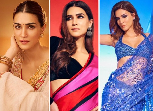 Dive into 5 saree looks of National Award Winner Kriti Sanon