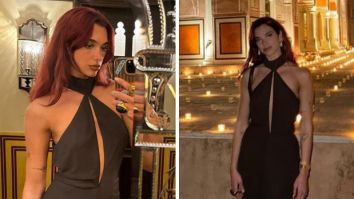 Dua Lipa dazzles in a black gown, ringing in the New Year with style and family in Jaipur, India