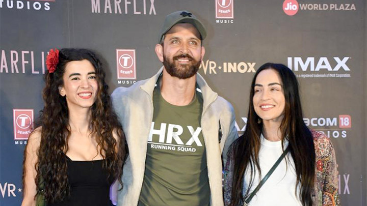 Hrithik Roshan, Deepika Padukone, Anil Kapoor, Saba Azad & others attend Fighter Screening