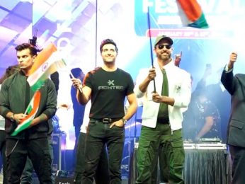 Hrithik Roshan and team of Fighter snapped at DAV College Hrithik Roshan and team of Fighter snapped at DAV College