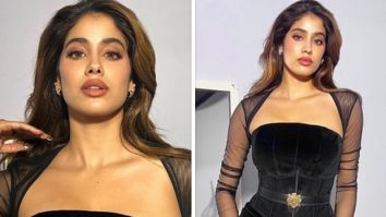 Janhvi Kapoor takes centre stage at the Filmfare Awards donning a captivating black corset co-ord set