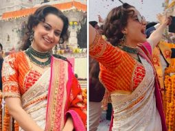 Kangana Ranaut screams ‘Jai Shree Ram’ as the inaugural ceremony of the Ram Mandir commences in Ayodhya