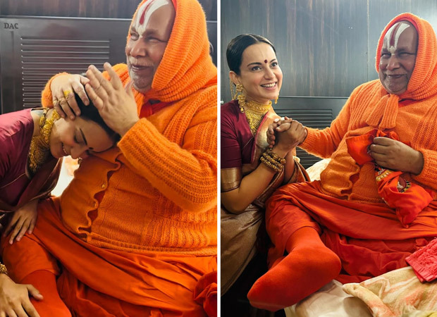 Kangana Ranaut Meets Swami Rambhadracharya In Ayodhya Ahead Of Ram ...