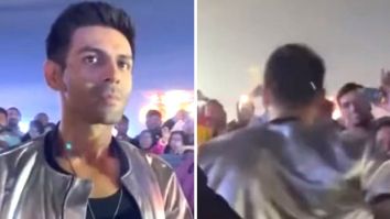 Kartik Aaryan fans tumble over barricade in bid to meet the actor; watch