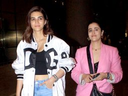 Too much cuteness in a frame! Kriti Sanon & Nupur Sanon at the airport