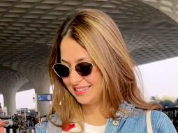 Malvika Raaj flashes a cute smile for paps as she gets clicked at the airport
