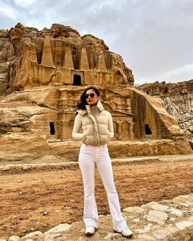 Manushi Chhillar goes on travel expedition; explores ancient beauty of Petra in Jordan amid Bade Miyan Chote Miyan shoot, see pics
