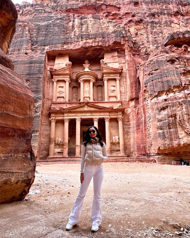 Manushi Chhillar goes on travel expedition; explores ancient beauty of Petra in Jordan amid Bade Miyan Chote Miyan shoot, see pics