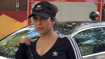 Neha Bhasin gets clicked for gym session in a sporty outfit