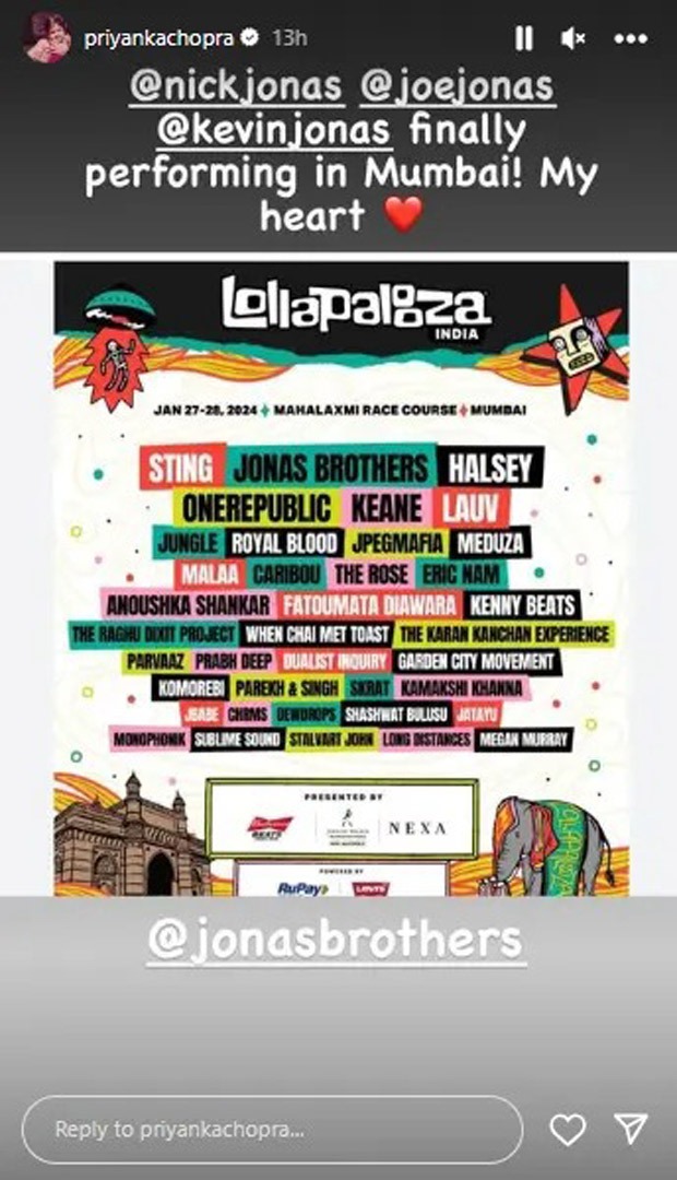 Nick Jonas, Joe Jonas and Kevin Jonas arrive in Mumbai ahead of Jonas Brothers’ Lollapalooza India 2024 performance; Priyanka Chopra excited Nick Jonas, Joe Jonas and Kevin Jonas arrive in Mumbai ahead of Jonas Brothers’ Lollapalooza India 2024 performance; Priyanka Chopra excited