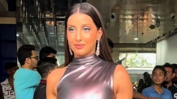 Nora Fatehi looks all things glam in metallic bodysuit and skirt
