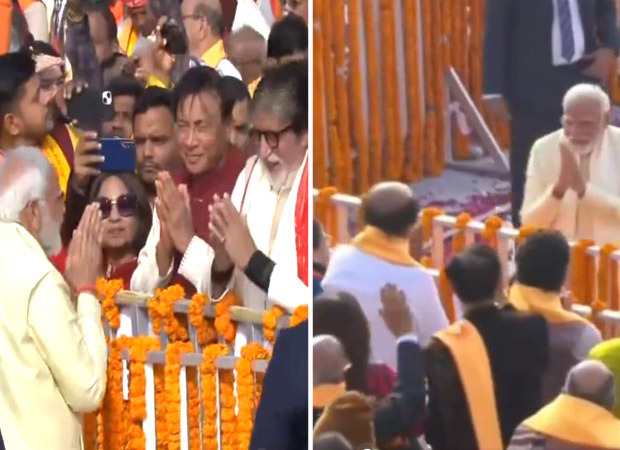 PM Narendra Modi greets Amitabh Bachchan, Rajinikanth with folded hands after Ram Mandir Pran Pratishtha ceremony in Ayodhya, see viral videos