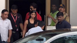Paps capture a glimpse of Suhana Khan at the airport