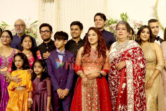 photos aamir khan imran khan and others attend ira khan and nupur shikhares wedding reception 1