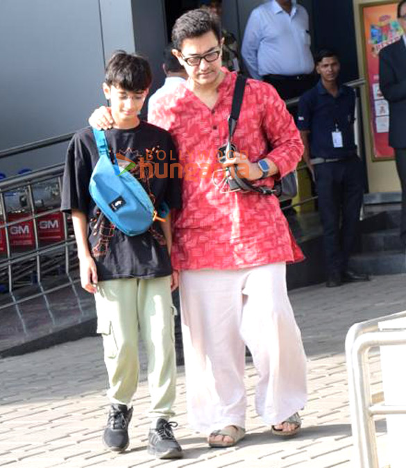 photos aamir khan and azad rao khan snapped at the kalina airport 2