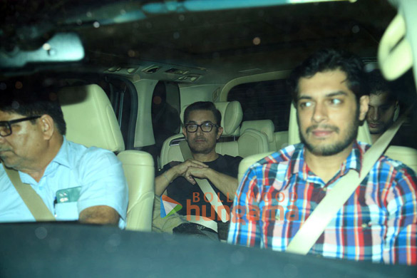 photos aamir khan and junaid khan snapped at ira khans mehendi ceremony 3