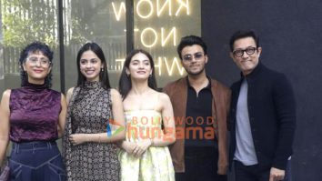 Photos: Aamir Khan and Kiran Rao snapped promoting Laapataa Ladies with the cast at Excel Entertainment Office, Bandra