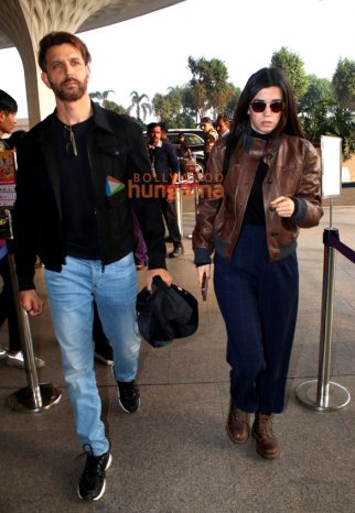 Photos: Hrithik Roshan, Saba Azad and others snapped at the airport