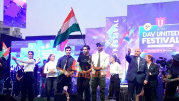 Photos: Hrithik Roshan and team of Fighter snapped at Dav College