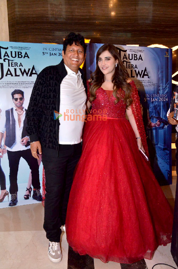 photos jatin khurana angela krislinzki and others grace the premiere of tauba tera jalwa 8