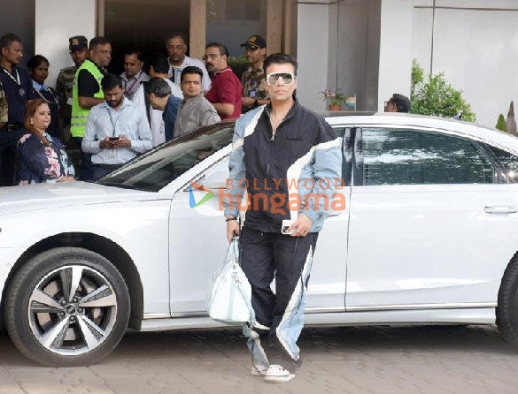 photos karan johar snapped at kalina airport 3