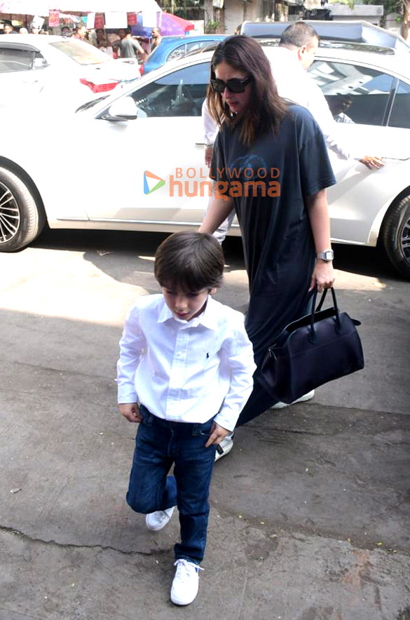 photos kareena kapoor khan karisma kapoor taimur ali khan jeh ali khan snapped outside a restaurant 3