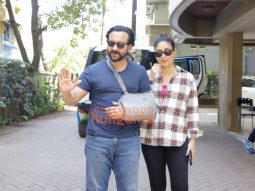Photos: Kareena Kapoor Khan accompanies Saif Ali Khan as he returns home post surgery