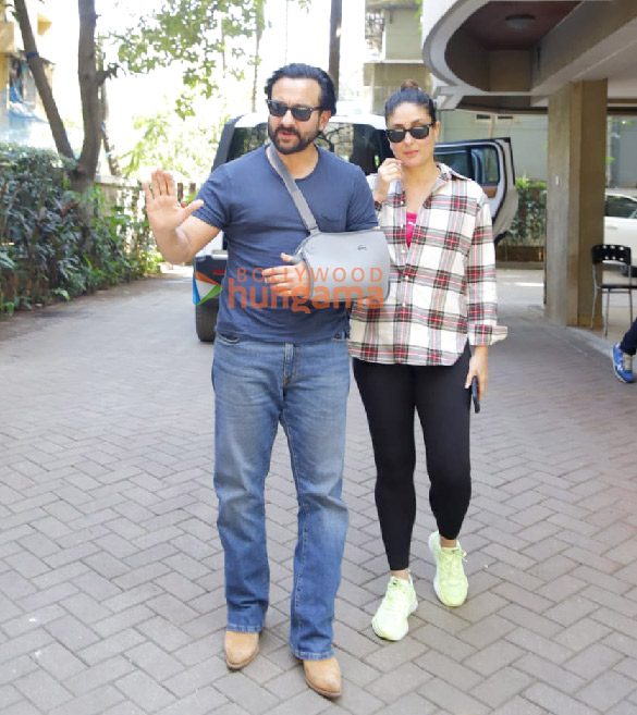 Photos: Kareena Kapoor Khan accompanies Saif Ali Khan as he returns home post surgery | Parties & Events