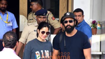 Photos: Katrina Kaif and Vicky Kaushal snapped at Kalina airport