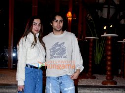 Photos: Malaika Arora and Arhaan Khan snapped outside Gigi restaurant in Bandra