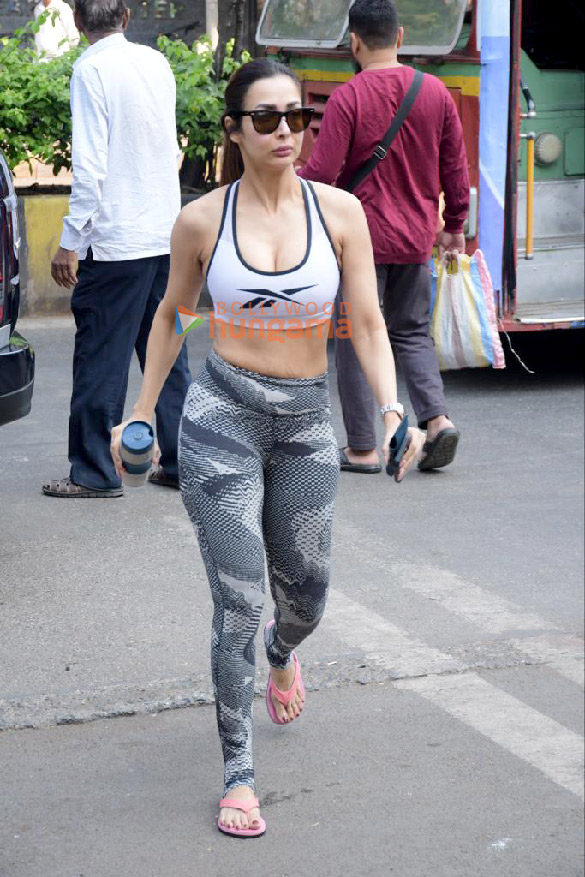 Photos: Malaika Arora spotted at Diva Yoga in Bandra