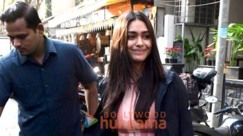 Photos: Mrunal Thakur spotted outside cafe in Bandra