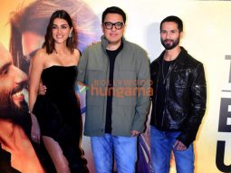 Photos: Shahid Kapoor, Kriti Sanon and others snapped at the trailer launch of Teri Baaton Mein Aisa Uljha Jiya