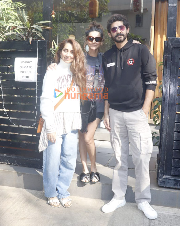 Photos: Shibani Dandekar, Anusha Dandekar and Gaurav Kapur snapped in Bandra