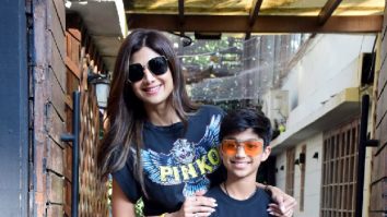 Photos: Shilpa Shetty snapped with son at Bandra