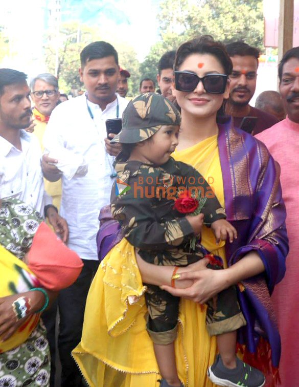 Photos: Urvashi Rautela snapped at Siddhivinayak Temple