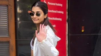 Pooja Hegde greets paps as she gets clicked outside gym