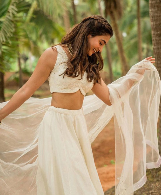 Pooja Hegde is ringing in the wedding season style in an ivory lehenga worth Rs.72,500 Pooja Hegde is ringing in the wedding season style in an ivory lehenga worth Rs.72,500